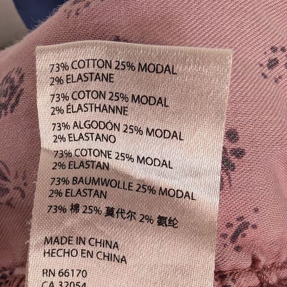 Pilcro Corduroy Pants Size 28 Burgundy Straight Leg Soft Stretch Women’s - Picture 13 of 13